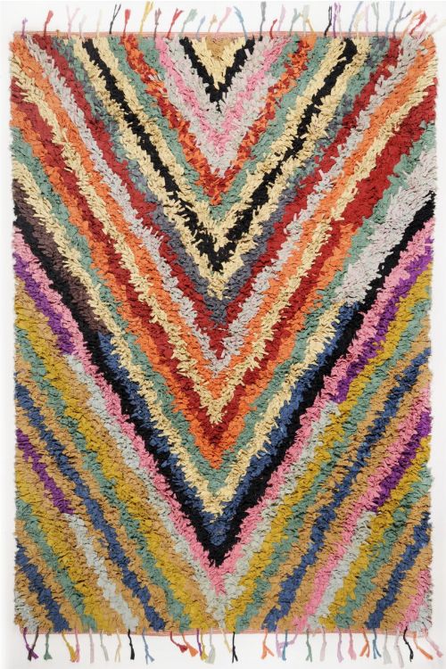 Bild: Tom Tailor Woll Teppich Vintage - Vivid Stripes (140 x 200 cm)