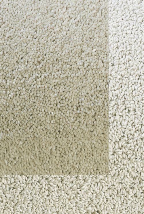 Bild: Frisee Teppich mit Schlingenbordüre Twinset Skyline (Creme; 140 x 200 cm)