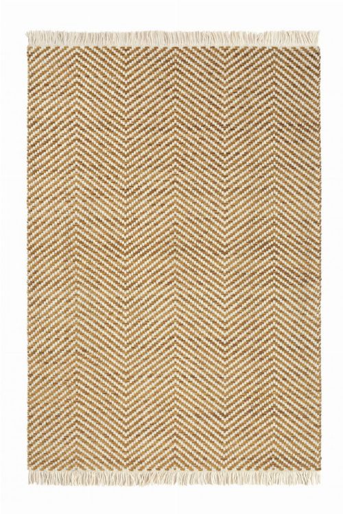 Bild: Brink&Campman Flachgewebe Teppich Atelier Twill - Ocker