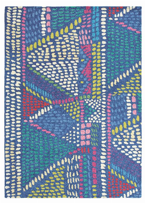 Bild: Designer Schurwollteppich Palais 18408 - Bunt