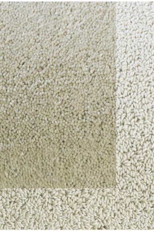 Bild: Frisee Teppich mit Schlingenbordüre Twinset Skyline - Creme