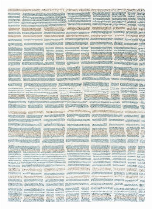 Bild: Florence Broadhurst Designerteppich Tortoiseshell Stripe - Jade