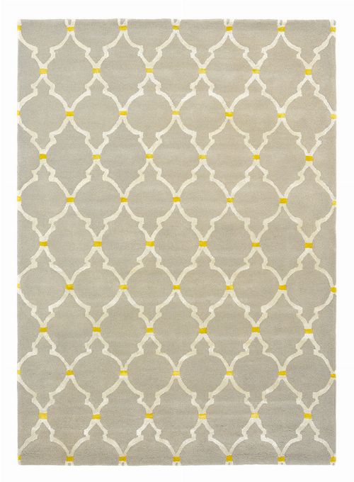 Bild: Sanderson Kurzflorteppich Empire Trellis 45501 - Stone
