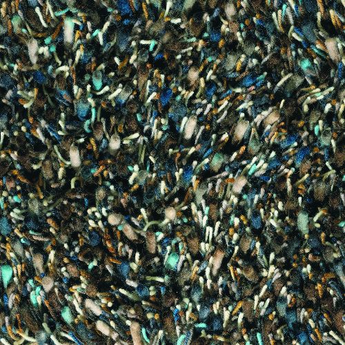 Bild: Teppich Spring - Türkis/Braun