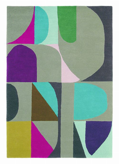Bild: Teppich Estella Harmony - Bunt/Grau