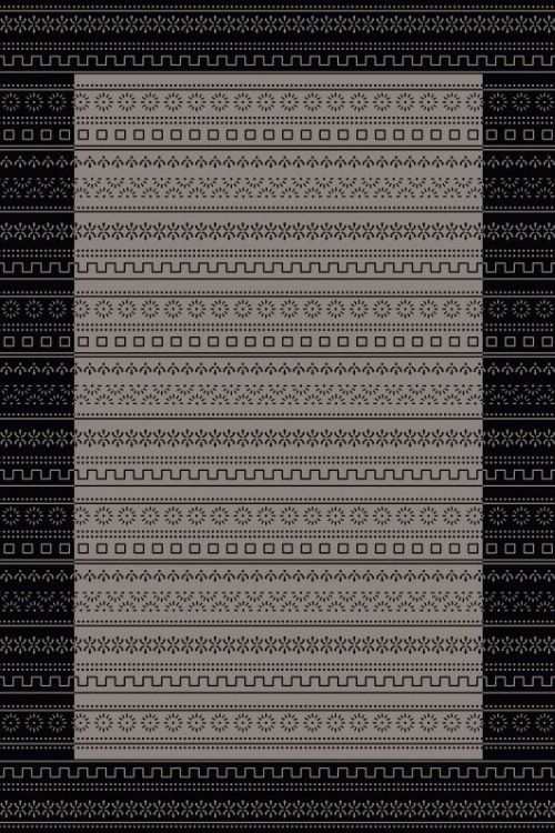 Bild: Teppich Country 5374 - Anthrazit