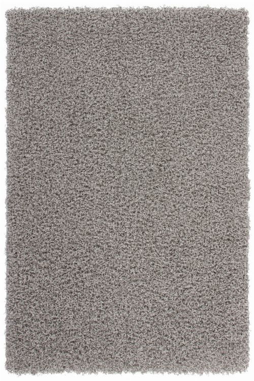 Bild: Günstiger Hochflorteppich - Funky - Grau