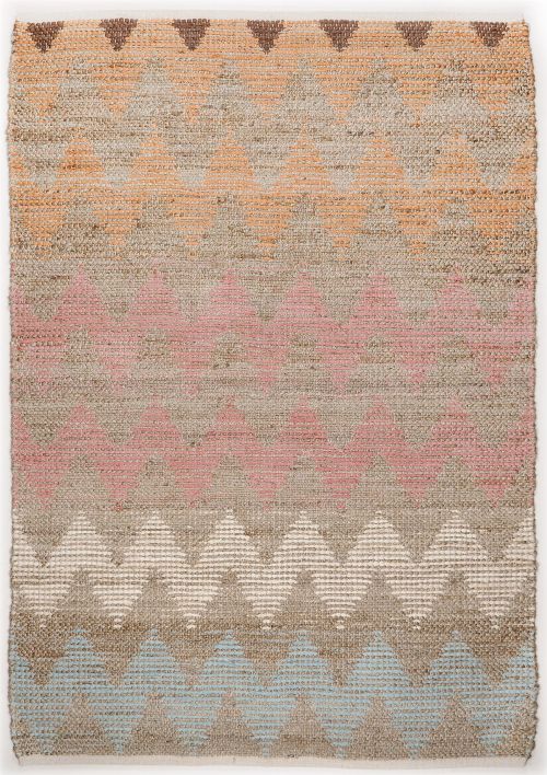 Bild: Teppich Smooth Comfort - Pastel Zigzag
