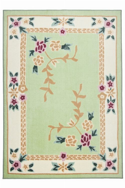 Bild: Aubusson Design Teppich Versailles 8068 - Grün