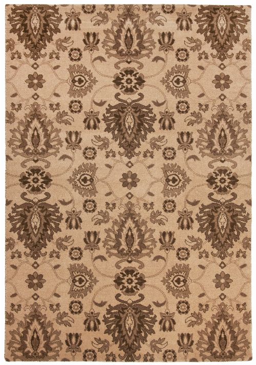 Bild: Ornament Teppich Timeless 001 - Beige