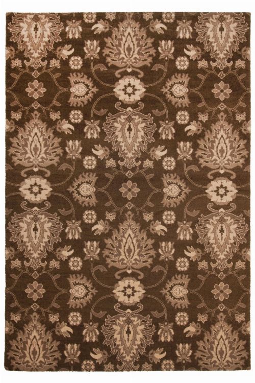 Bild: Ornament Teppich Timeless 001 - Braun