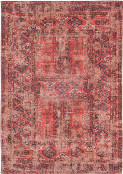 Bild: Louis de poortere Baumwollteppich Hadschlu (Red; 140 x 200 cm)