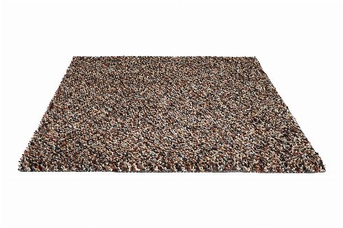 Bild: Schurwollteppich Dots (Braun; 250 x 350 cm)