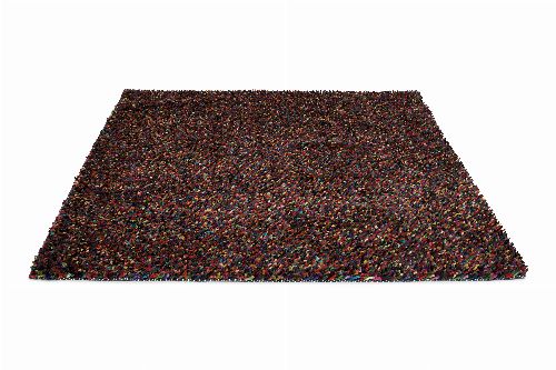 Bild: Schurwollteppich Dots (Bunt/Rot; 170 x 240 cm)