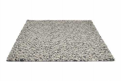 Bild: Schurwollteppich Dots (Grau; 140 x 200 cm)