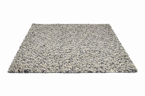 Bild: Schurwollteppich Dots (Grau; 250 x 350 cm)