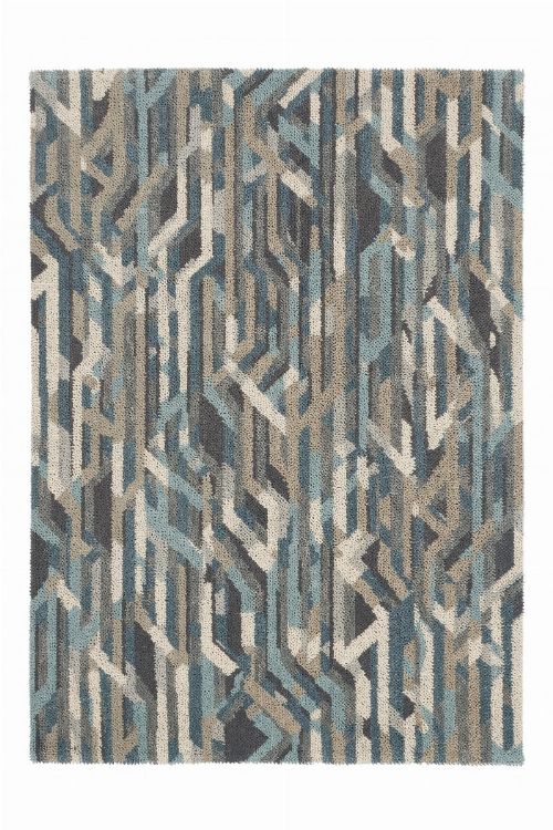 Bild: Schurwollteppich Dart Metro (Grau; 200 x 300 cm)