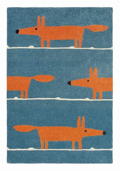 Bild: Teppich Mr Fox (Denim; 90 x 150 cm)