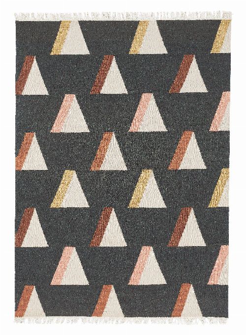 Bild: Brink&Campman Teppich Kashba wigwam - Schwarz