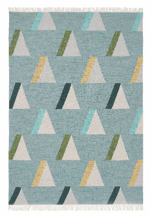 Bild: Brink&Campman Teppich Kashba wigwam (Hellblau; 140 x 200 cm)