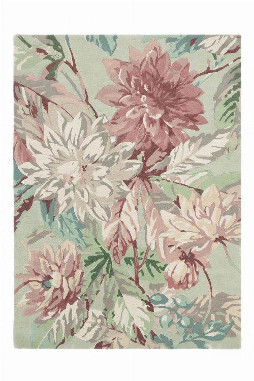Bild: Sanderson Teppich Dahlia&Roseship 50607 (Mulberry; wishsize)