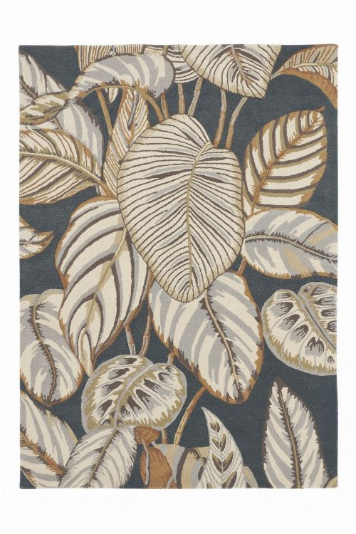 Bild: Sanderson Teppich Calathea 50805 (Charcoal; 170 x 240 cm)