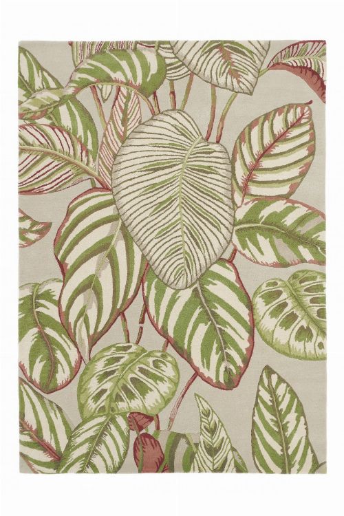 Thumbnail: Sanderson Teppich Calathea 50807 (Olive; 140 x 200 cm)