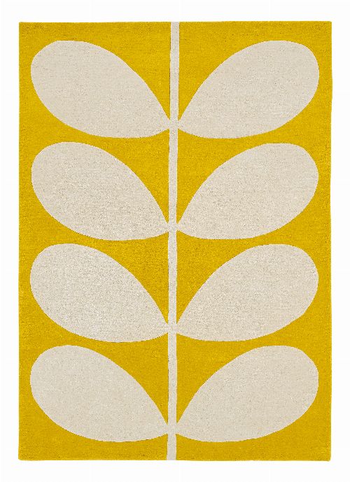 Bild: Orlay Kiely Designerteppich Yellow Stem - Gelb