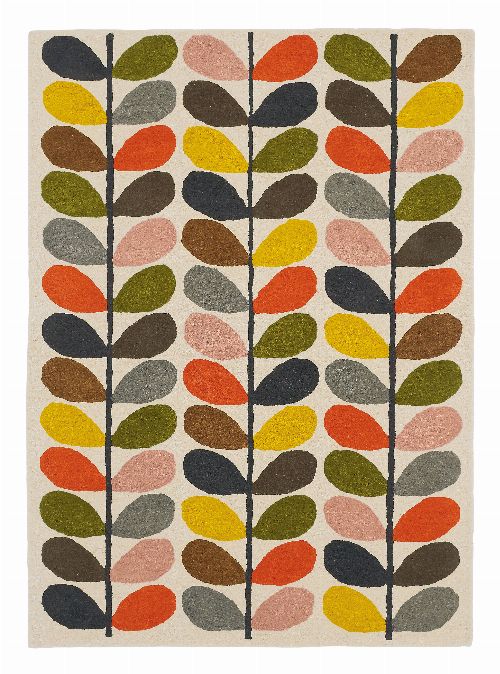 Bild: Orla Kiely Designerteppich Classic Multi Stem (Bunt; wishsize)