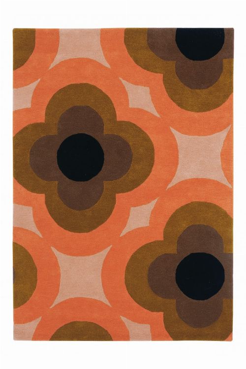 Bild: Orla Kiely Designerteppich Pulse Pink (Pink; 120 x 180 cm)