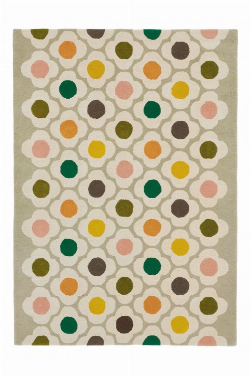Bild: Orla Kiely Designerteppich Spot Flower Multi (Bunt; 120 x 180 cm)
