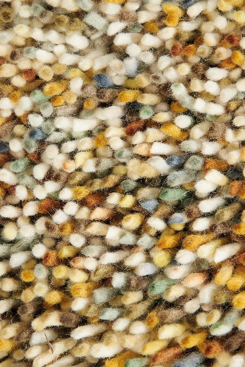 Bild: Schurwollteppich Pop art (Gelb; 200 x 280 cm)