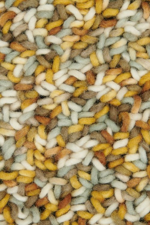 Bild: Schurwollteppich Arch (Gelb; 140 x 200 cm)