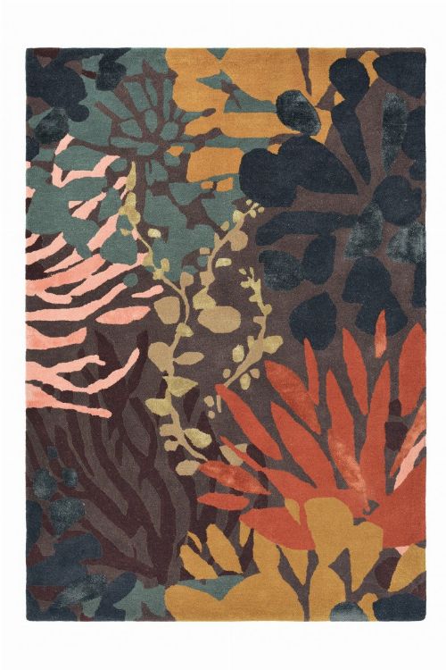 Bild: Brink&Campman Schurwollteppich Estella Submarine (Braun; 140 x 200 cm)