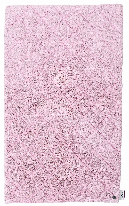 Thumbnail: Tom Tailor Badematte Cotton Pattern (Rosa; 60 x 60 cm)