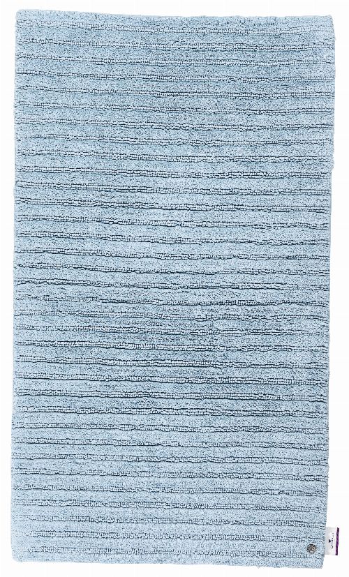 Bild: Tom Tailor Badezimmerteppich Cotton Stripe (Blau; 120 x 70 cm)