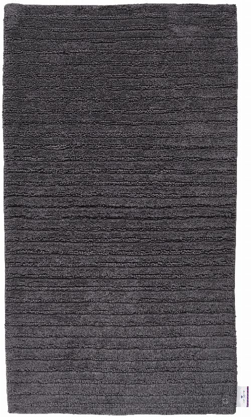 Bild: Tom Tailor Badezimmerteppich Cotton Stripe (Anthrazit; 100 x 60 cm)