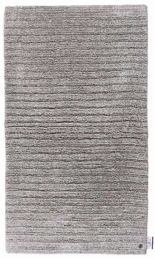 Thumbnail: Tom Tailor Badezimmerteppich Cotton Stripe (Grau; 60 x 60 cm)