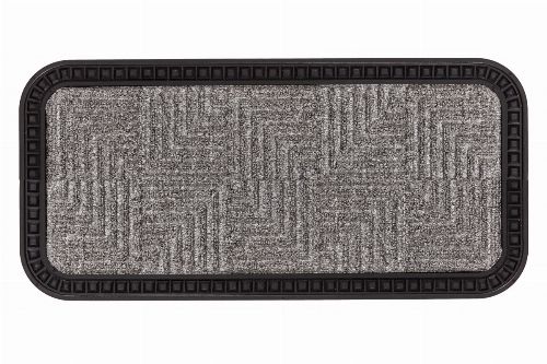 Bild: ASTRA Türmatte - Border Star Karos (Silber; 60 x 25 cm)