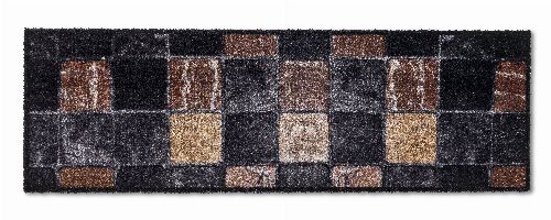 Bild: ASTRA Schmutzfangmatte - Pure und Soft Fliesen (Anthrazit; 150 x 50 cm)
