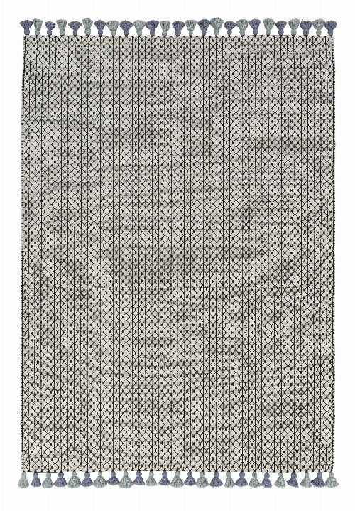 Bild: Schöner Wohnen Kelim Teppich Insula (Blau/Grün; 200 x 140 cm)