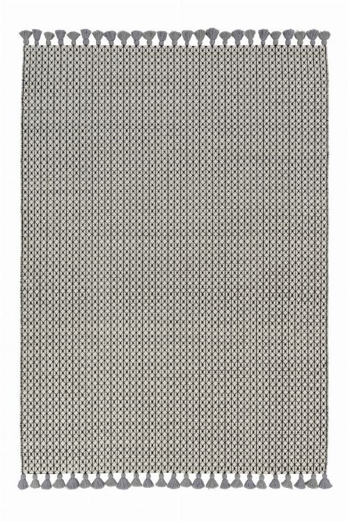 Bild: Schöner Wohnen Kelim Teppich Insula (Grau; 300 x 200 cm)