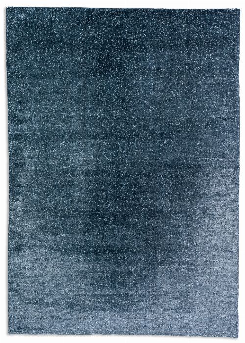 Bild: Schöner Wohnen Viskose Teppich Aura (Blau; 140 x 200 cm)