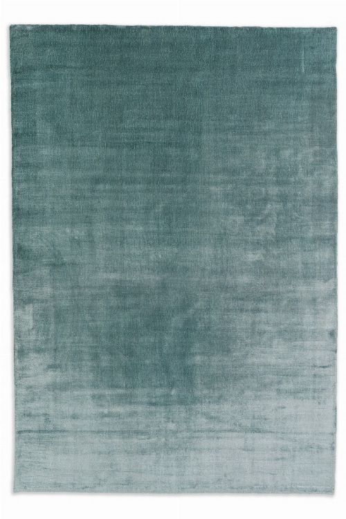 Bild: Schöner Wohnen Viskose Teppich Aura (Grün; 140 x 200 cm)