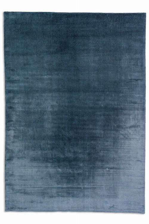 Bild: Schöner Wohnen Viskose Teppich Aura (Blau; 200 x 300 cm)