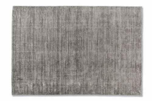 Bild: SCHÖNER WOHNEN Flachgewebeteppich - Alessa Streifen (Silber; 200 x 140 cm)