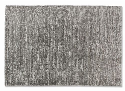 Thumbnail: SCHÖNER WOHNEN Flachgewebeteppich - Alessa Streifen (Silber; 300 x 200 cm)
