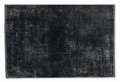 Bild: SCHÖNER WOHNEN Designteppich - Velvet Bordüre (Anthrazit; 150 x 80 cm)