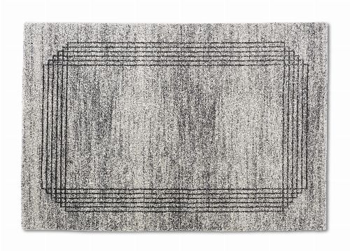 Thumbnail: ASTRA Hochflorteppich - Savona Bordüre (Creme/Anthrazit; 130 x 67 cm)