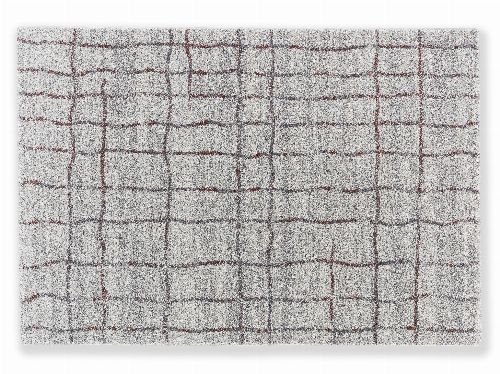 Thumbnail: Astra Hochflor Teppich Savona - Gitter (Aubergine; 130 x 67 cm)